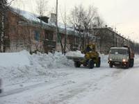 очистка снега в СПб