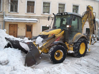 очистка снега в Санкт-Петербурге