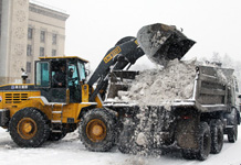 уборка территории от снега в СПб