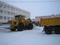 вывоз снега в СПб
